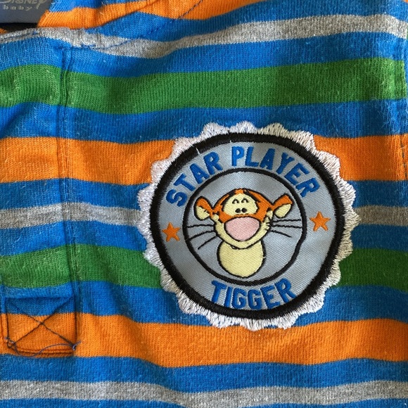 Disney Baby Stripe Star Player Tigger Hoodie 12 Months - Picture 5 of 13